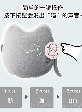 高档AEX腰部按仪便携式按摩T枕办公靠背午休睡觉多功能办公午摩神