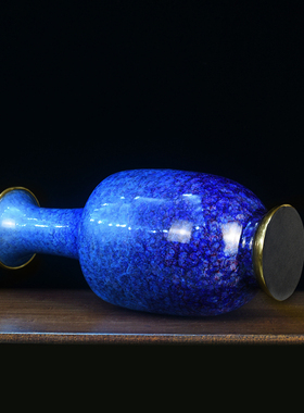 纯黄铜富贵花瓶插花专用