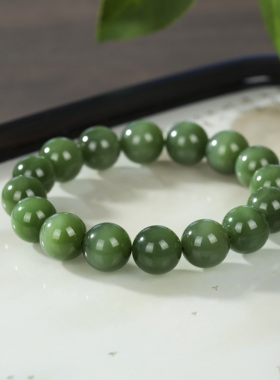 云上叙15 DS44817 和田玉单圈手串-多样性发一件-11.5mm+（甄选）