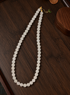 云上叙29 DS16841-和田玉项链-多样性发一件-约7.5mm（甄选）