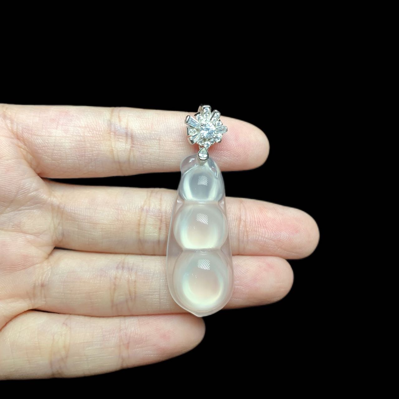 云上叙25 DS34912 S925银镶嵌玉髓吊坠-35×14×7mm（甄选）,淘宝优惠券,粉丝福利购,淘宝优惠卷