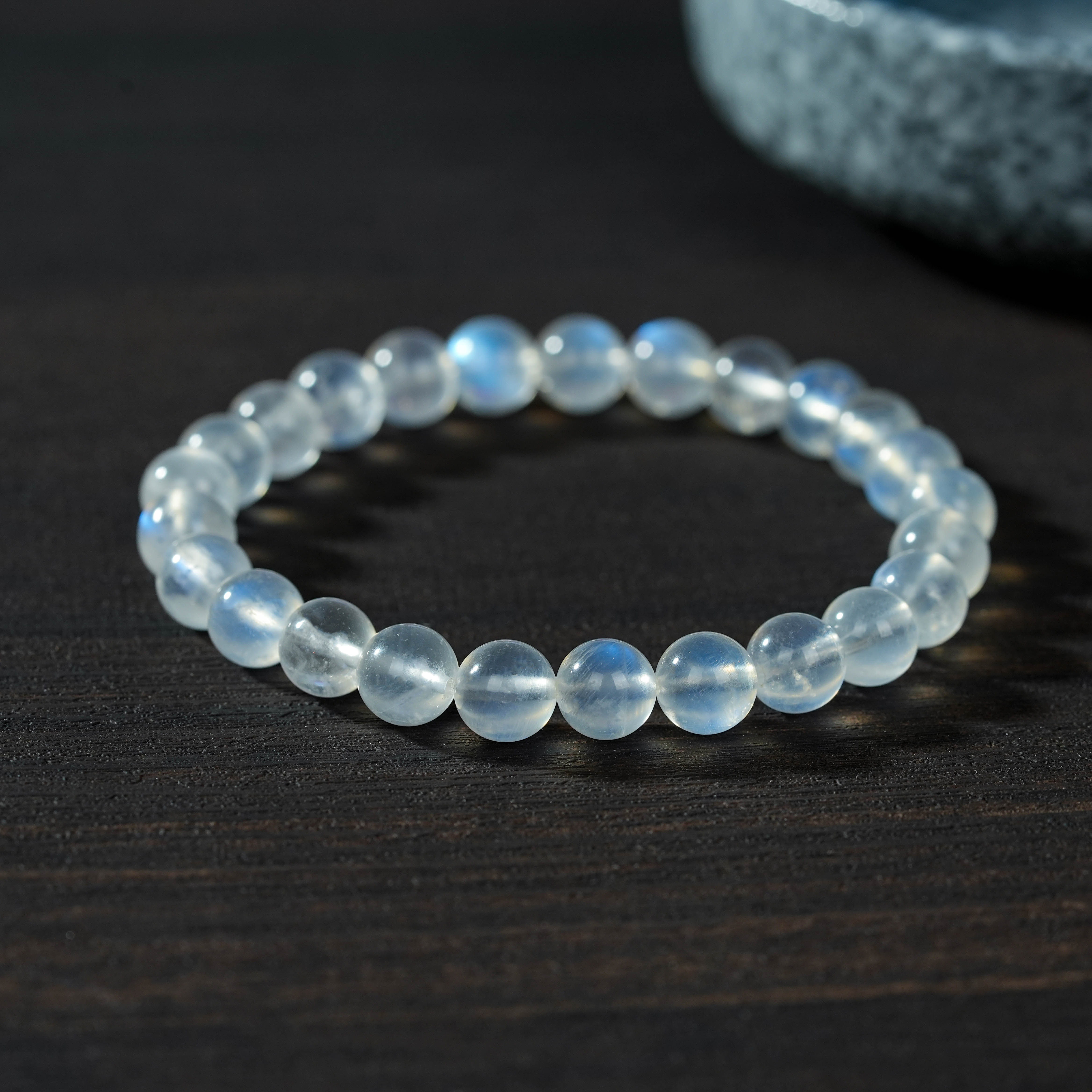 云上叙24 DS10861 蓝月光石单圈手串-多样性发其一7.5mm+（甄选）,淘宝优惠券,粉丝福利购,淘宝优惠卷