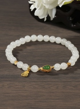 云上叙14 DS88167-和田玉DIY手串-多样性发其一-约6mm(甄选）