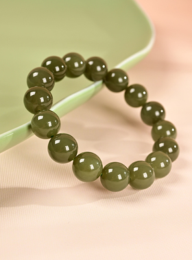 云上叙11 DS52376-和田玉单圈手串-多样性发一件-11.5mm（甄选)