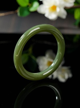 云上叙28 DS65873 和田玉手镯-多样性发其一-9*9mm（甄选）