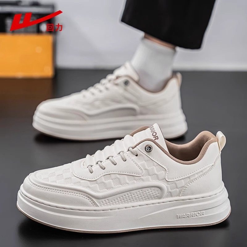 回力男鞋冬季2025新款一脚蹬男士运动板鞋百搭厚底增高运动小白鞋,淘宝优惠券,粉丝福利购,淘宝优惠卷