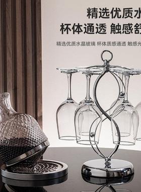 轻奢高档红酒杯杯架摆件现代家居饰品餐厅高脚杯醒酒器酒柜装饰品
