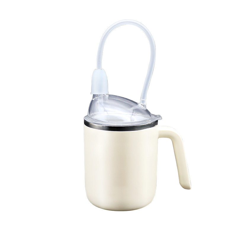 老人护理杯304不锈钢防烫防摔喝水流食杯便携式防呛杯卧床专用,淘宝优惠券,粉丝福利购,淘宝优惠卷