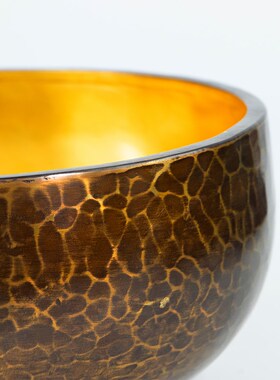 王师兄紫金钵颂钵手工钵瑜珈冥想佛音碗铜磬钵盂摆件铜碗静心送礼