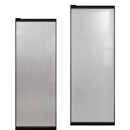 幽灵门隐形轨道无轨推拉平移门厨房厕所阳台吊轨门铝合金铝合金门 - 图3