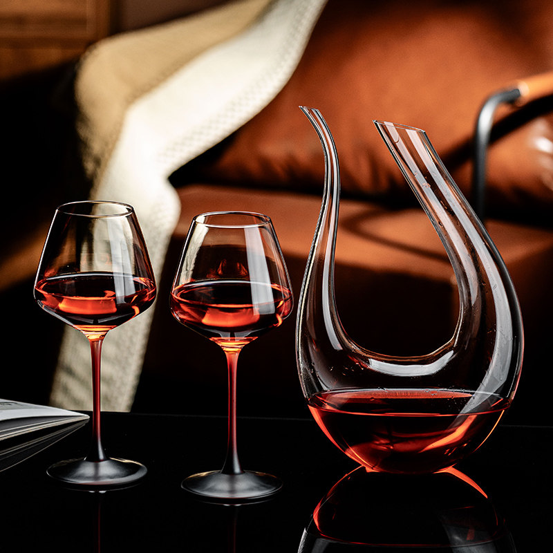 新款轻奢高档欧式红酒杯醒酒器套装水晶玻璃大号勃艮第酒杯高脚杯,淘宝优惠券,粉丝福利购,淘宝优惠卷
