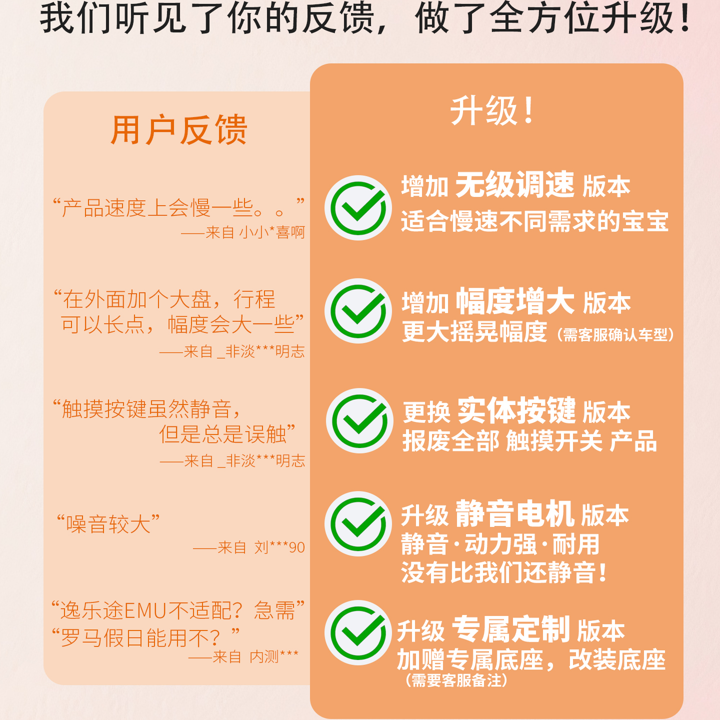 婴儿车助摇器前后摇摇晃助推器自动哄睡摇摆装置睡篮睡觉摇摇椅 - 图2