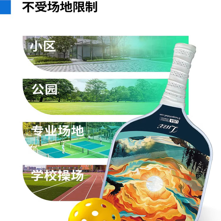 Luzz路兹匹克球板拍碳纤维T700pickleball进阶专业比赛训练认证户,淘宝优惠券,粉丝福利购,淘宝优惠卷