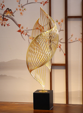 风生水起摆件轻奢创意酒柜高档客厅玄H关电视机柜家居饰品简约装