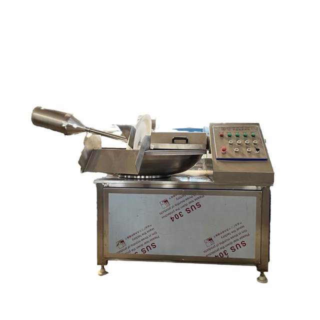 Meat paste processing complete set of equipment, fish tofu vertical chopping mixer, meat filling chopping mixer