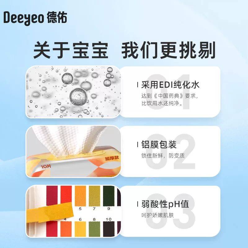 德佑婴儿湿巾便携小包随身装新生儿手口专用擦屁屁湿纸巾加厚A,淘宝优惠券,粉丝福利购,淘宝优惠卷