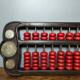Factory direct sales antiques miscellaneous crafts aged rosewood red beads abacus props ornaments