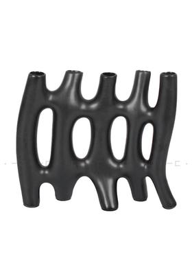 一匚 现代轻奢花器花艺蜡烛果盘组合 饭厅酒店会所样品屋展示中心