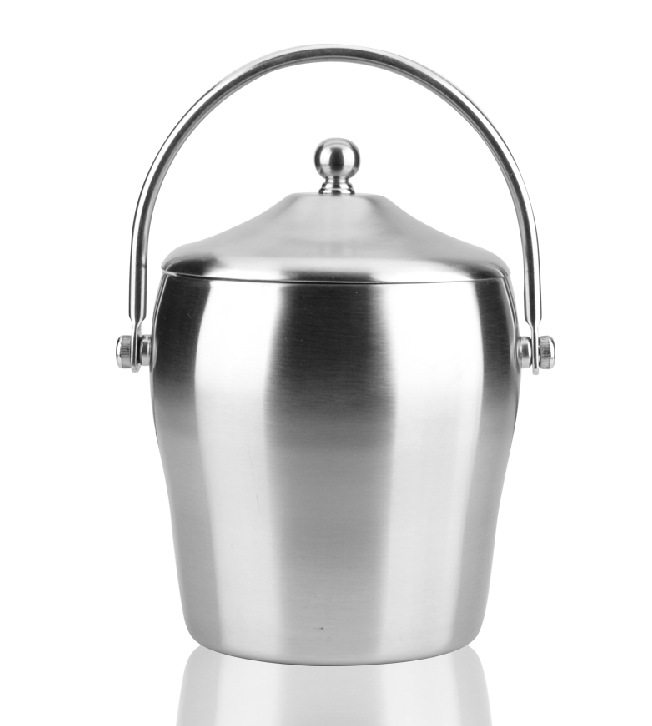 加厚加重双层不锈钢带提手鼓形冰桶送冰夹2L手提保鲜盒、饭盒其他,淘宝优惠券,粉丝福利购,淘宝优惠卷