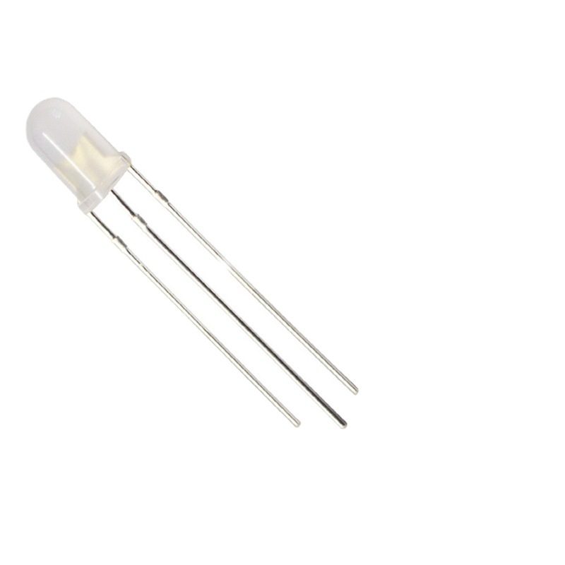 F5圆头蓝白双色雾状LED指示发光二极管灯珠,淘宝优惠券,粉丝福利购,淘宝优惠卷