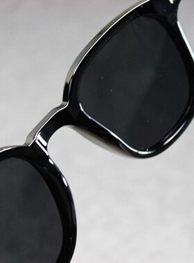 新款日潮vintage文艺复w古偏光太阳眼镜街拍男女木纹腿遮阳墨镜