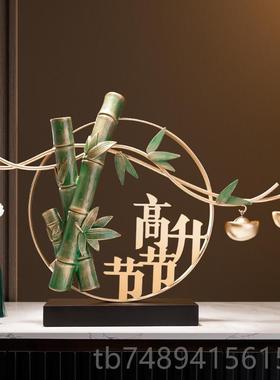正品高节节步步高升竹子迁办公室摆件导档装饰工艺品升职乔领开业