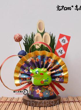 正品件日式门松挂绳料理店和品风摆日酒本装饰居屋酒店创意开业送