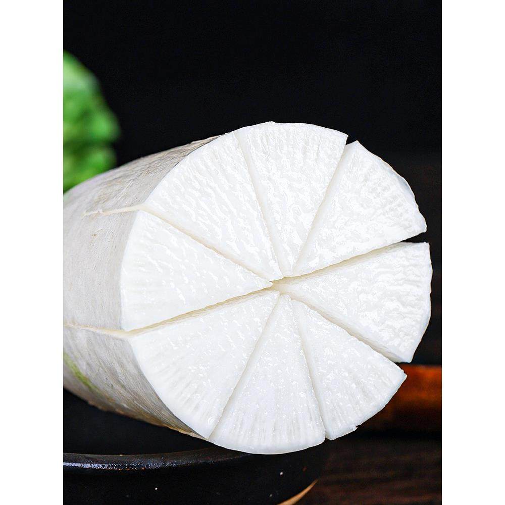 中鲜生 新鲜白萝卜9斤白皮甜脆爽口水果萝卜农家自种腌菜泡菜萝卜,淘宝优惠券,粉丝福利购,淘宝优惠卷