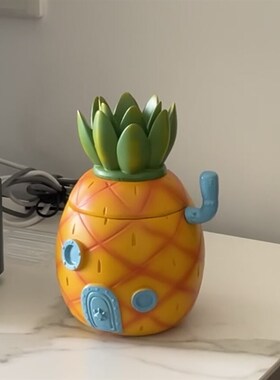 海绵宝宝菠萝屋收纳摆件创意可爱卡通家居装饰生日礼物送女友闺蜜