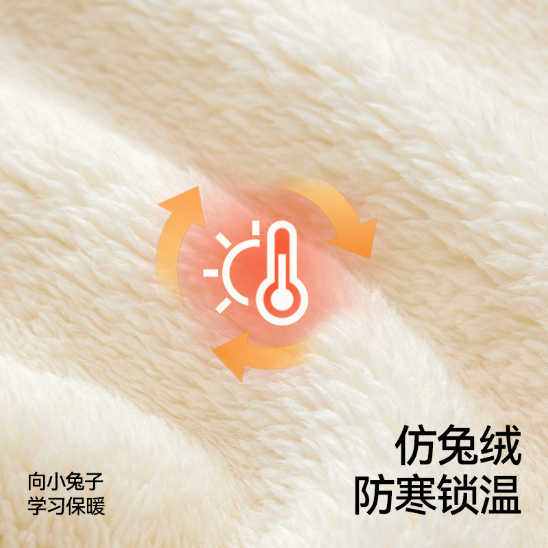 贝肽斯儿童围巾宝宝围脖2024新款婴儿秋冬季男童女童毛绒围巾