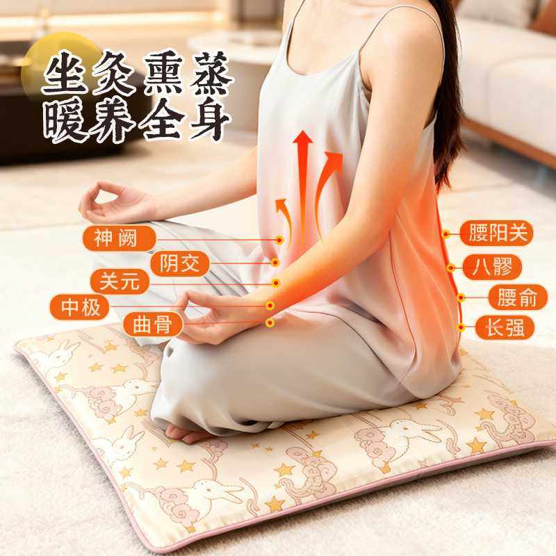 艾远堂新款艾绒热敷坐垫家用办公热敷垫保暖肚子臀部艾草热敷艾灸,淘宝优惠券,粉丝福利购,淘宝优惠卷