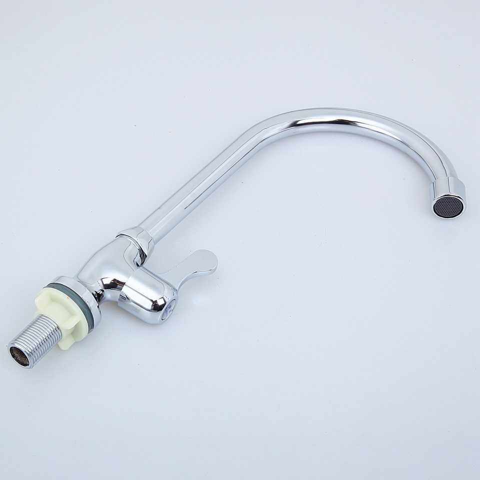 黄巢铜立式旋转单冷快开水龙头菜盆厨房水槽入墙万向万向旋转,淘宝优惠券,粉丝福利购,淘宝优惠卷