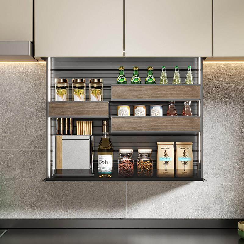 智能电动吊柜升降拉篮下拉式声控/触控触摸语音下降全铝调味篮,淘宝优惠券,粉丝福利购,淘宝优惠卷