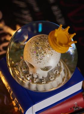 大英博物馆莎士比亚系列哈姆雷特灯光水晶球桌面摆件创意生日礼物