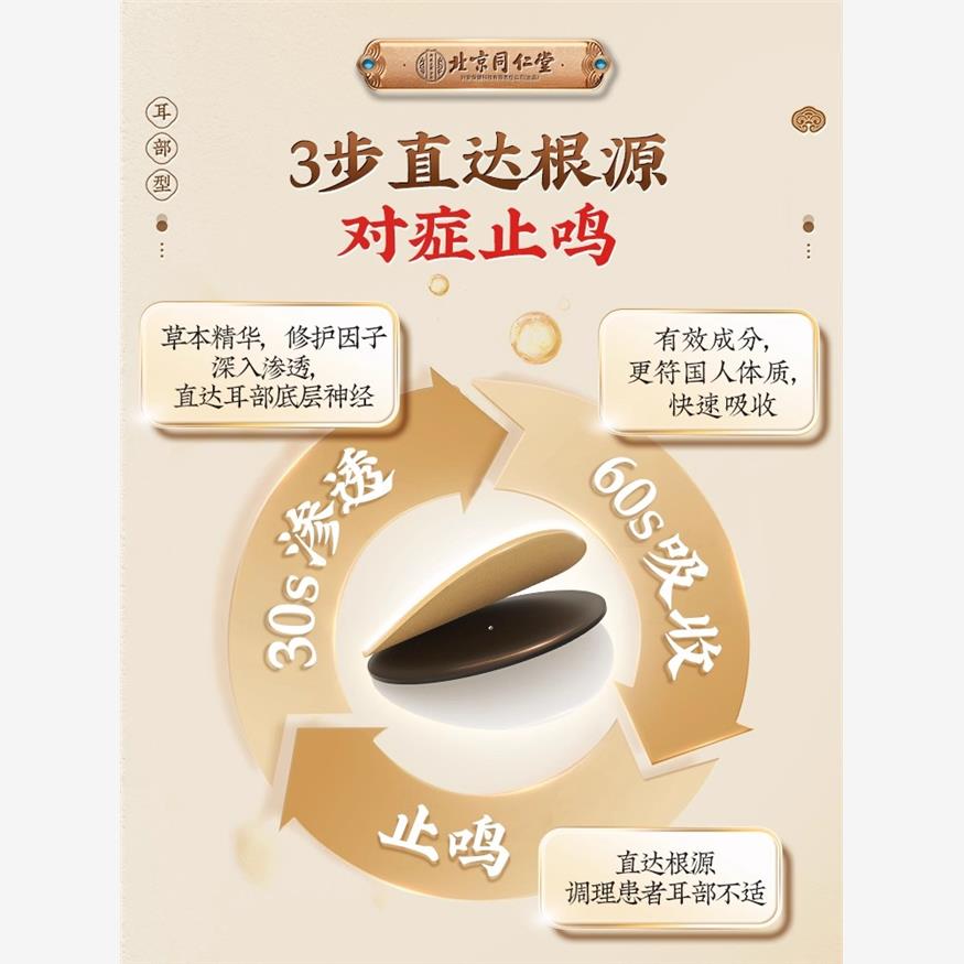 神经性耳鸣耳朵嗡嗡响痛痒肿贴王克星药耳聋非第一名贴膏治疗耳贴 - 图2