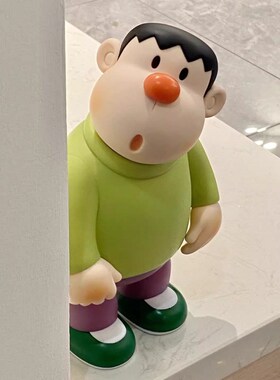 12cm新家歪头胖虎卡通动漫潮玩办公室桌面客厅玄关小摆件生日礼物