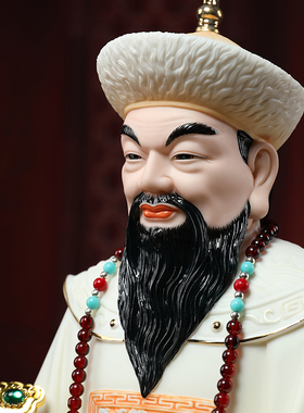 四大家族像陶瓷胡三太爷常蟒黄三太爷太奶九姑娘黑老太神像摆件