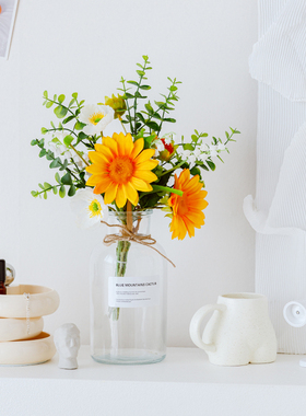 露营野餐拍照道具摆件花向日葵客厅装饰电视柜玄关办公室家居饰品