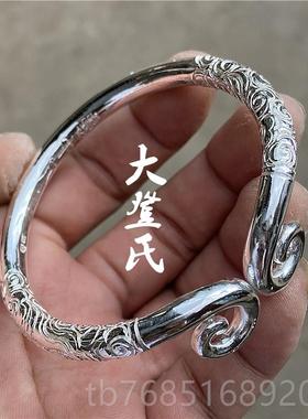 高档紧箍云咒纯手镯 99一生所爱大话西游 网红同款 9祥手银工情侣