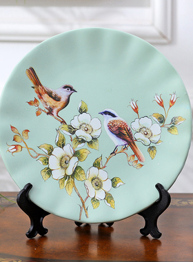 创意饰品瓶陶瓷插花瓶三件套花瓶装饰摆件花插欧式客厅摆件陶瓷