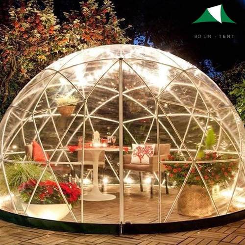 博林户外星空房饭厅网红透明帐篷野营星空帐篷酒店乡村餐饮帐篷 - 图1