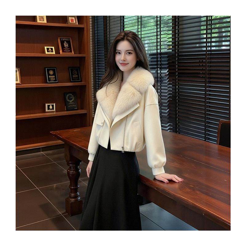 正品高货2025冬季新款韩系微胖mm宽松显瘦外套女气质独特好看毛领,淘宝优惠券,粉丝福利购,淘宝优惠卷