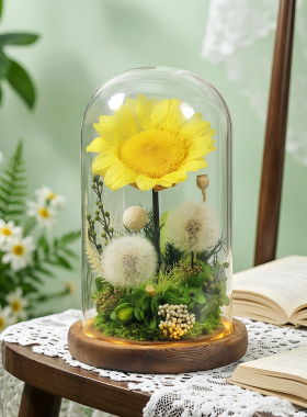 向日葵永生花摆件高级感礼物教师节毕业季仪式感礼物中高考励志女