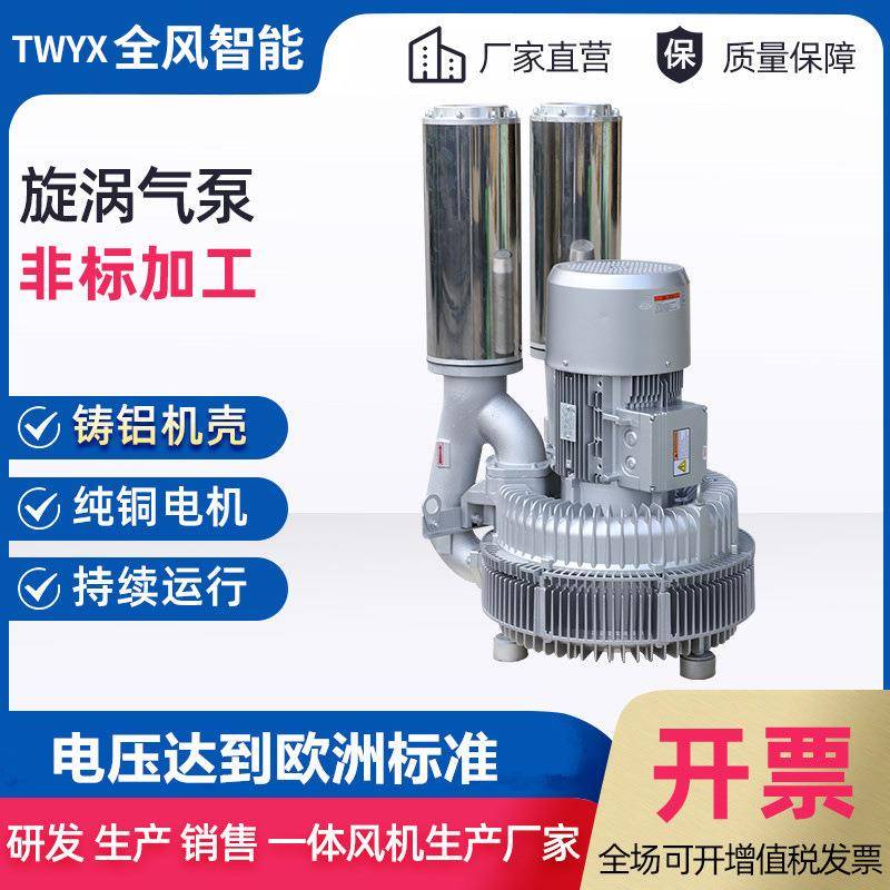 25KW吹吸两用旋涡气泵LRB-94S-3双段高压风机高压真空泵铸铝风机 - 图1
