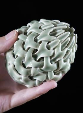 陶瓷香炉家用室内熏香炉茶道塔香沉香盘香高级感创意茶桌摆件礼物