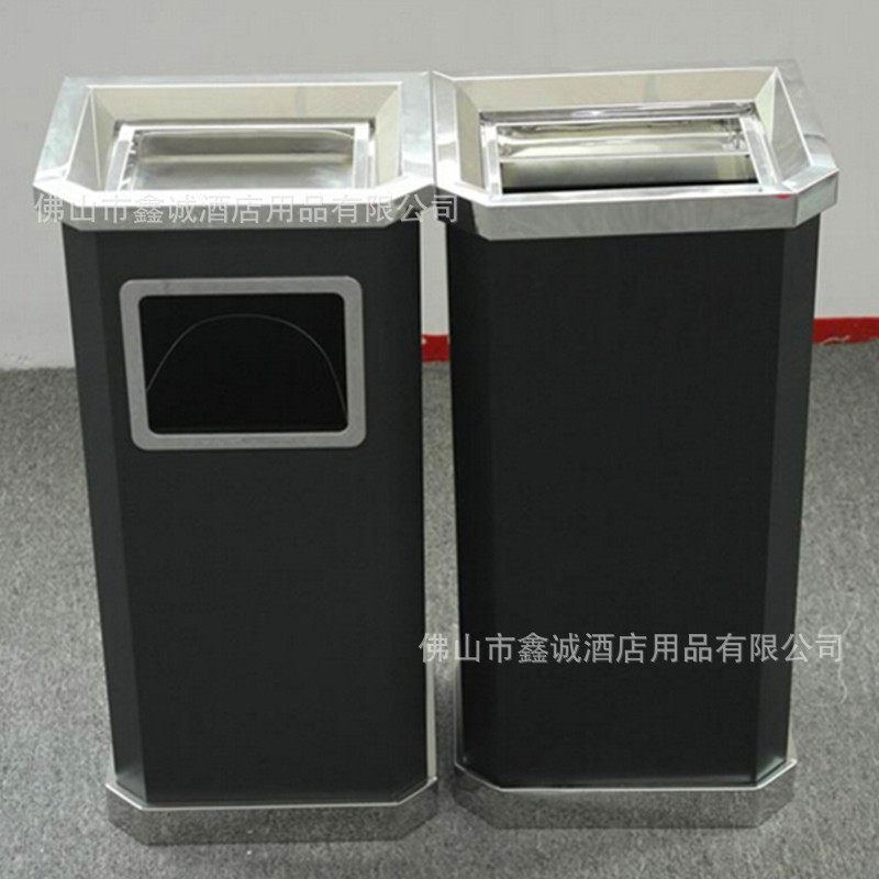 不锈钢酒店垃圾桶带烟灰缸KTV银行商场走廊物业立式靠墙式烟灰桶,淘宝优惠券,粉丝福利购,淘宝优惠卷