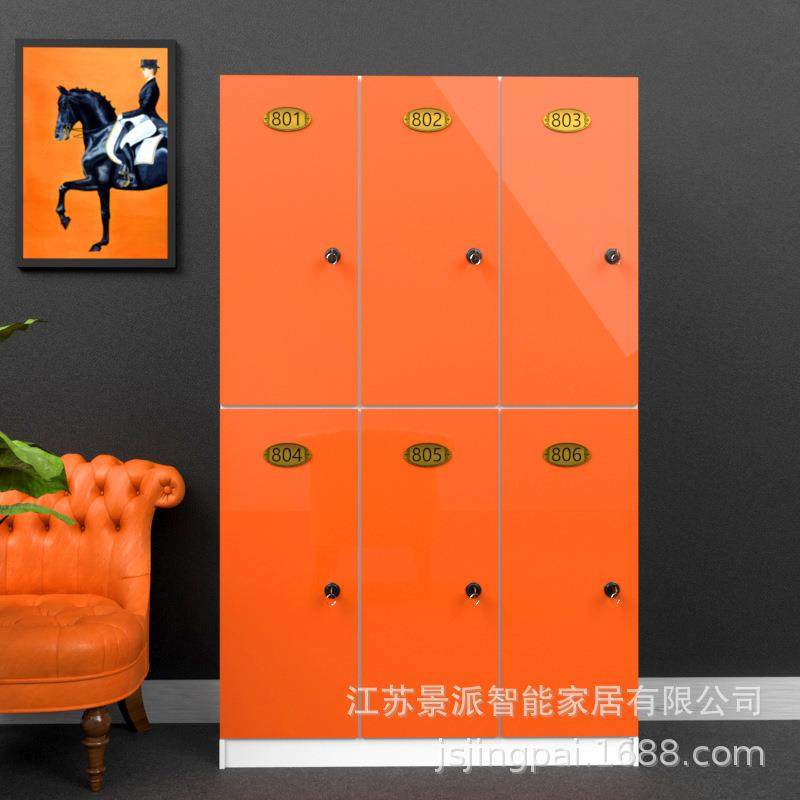 木质更衣柜理发店存包柜健身房瑜伽馆美容店更衣柜员工储物柜带锁,淘宝优惠券,粉丝福利购,淘宝优惠卷