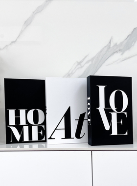 ins风简约假书装饰书高颜值网红室内氛围摆件高级拍摄背景仿真书