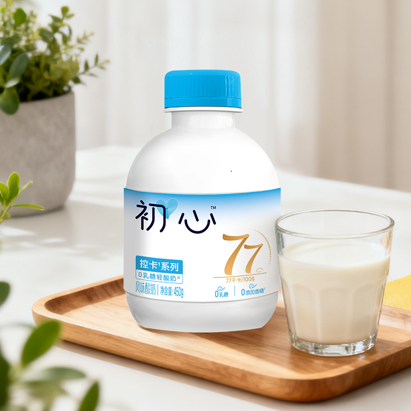 新希望初心低温酸奶0乳糖风味发酵乳450g/瓶   干净配方控卡,淘宝优惠券,粉丝福利购,淘宝优惠卷