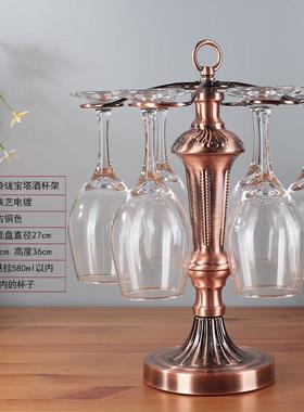 欧式创意红酒架酒柜摆件办公室客厅房间卧室装饰品家居电视柜摆设